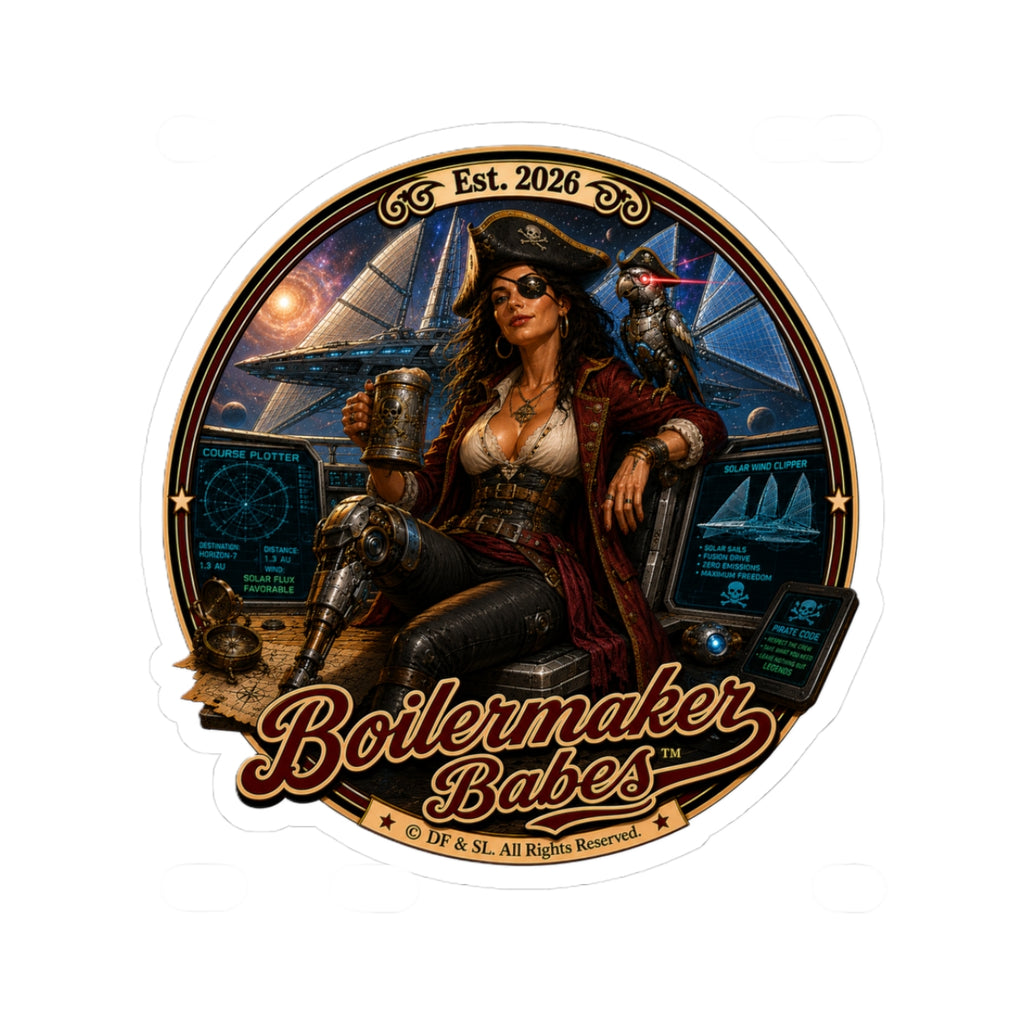 Cali! (F) - Boilermaker Babes ™   — Retro Patriotic Pin-Up Vinyl Custom Cut Sticker
