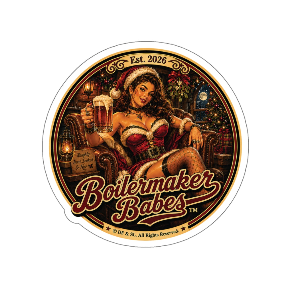 Claws! Boilermaker Babes ™ — Retro/Vintage Pin-Up Die-Cut Sticker