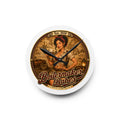 Xplore! (F) Boilermaker Babes ™ Acrylic Wall Clock — Vintage Pin-Up Nautical Decor