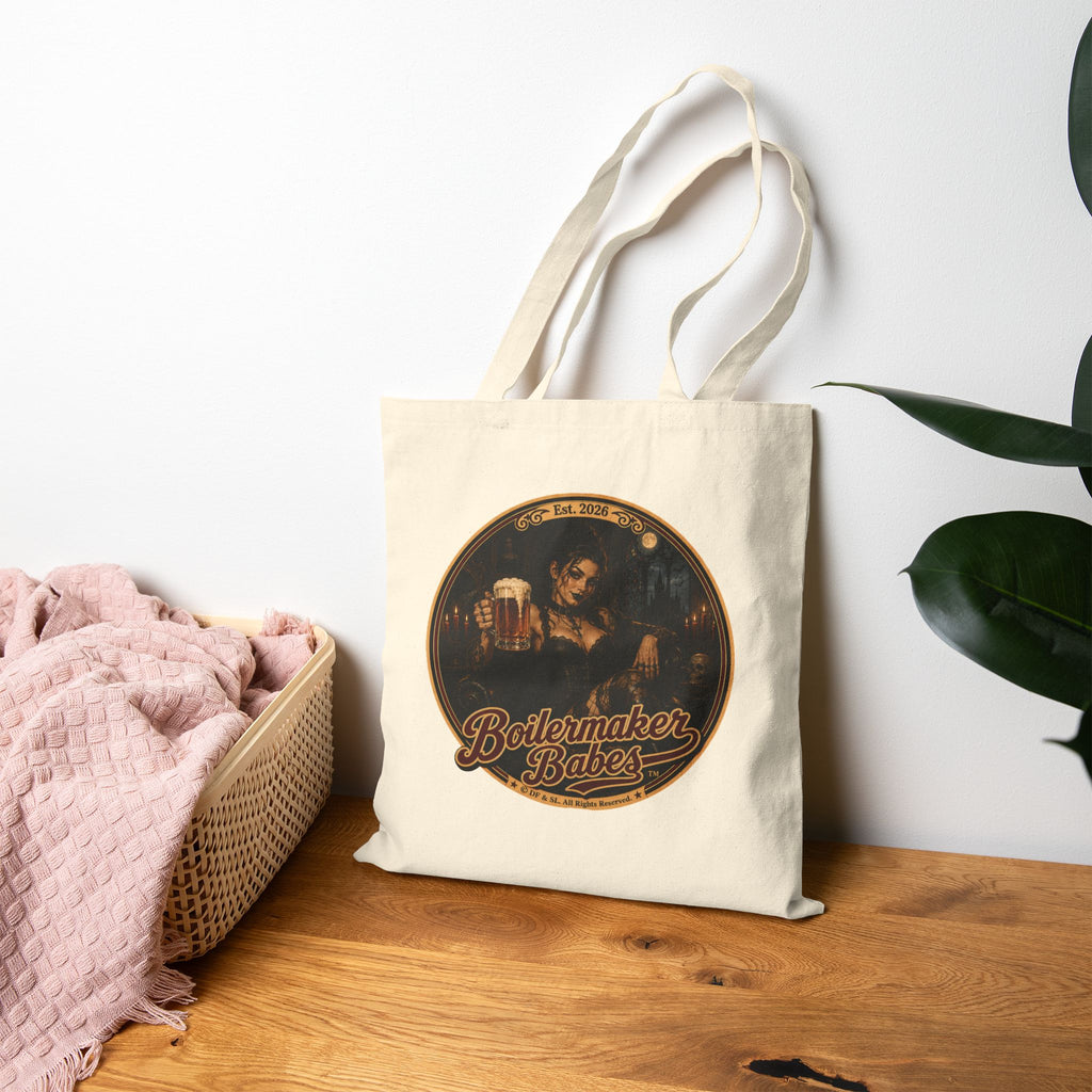 Spooki! Tote Bag — Boilermaker Babes Vintage Barbecue & Beer Canvas Tote