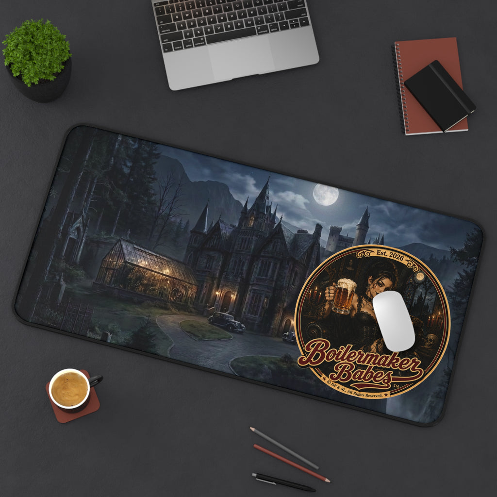 Gothic Manor Desk Mat — Boilermaker Babes ™ Game/Work Surface