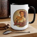 Thursti! (F) – 15oz. Accent Mug - Boilermaker Babes ™ Vintage Style Pin-Up Art