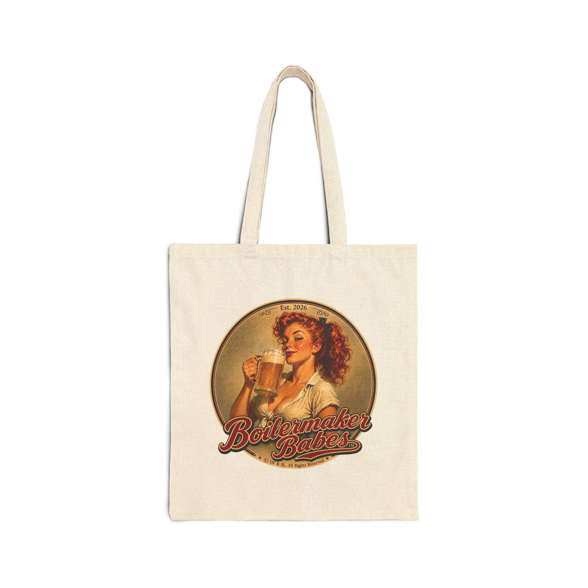 Thursti! Tote Bag — Boilermaker Babes Vintage Barbecue & Beer Canvas Tote