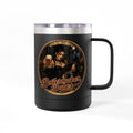 Spooki! (F) – 15oz. Insulated Mug - Boilermaker Babes ™ Vintage Style Pin-Up Art