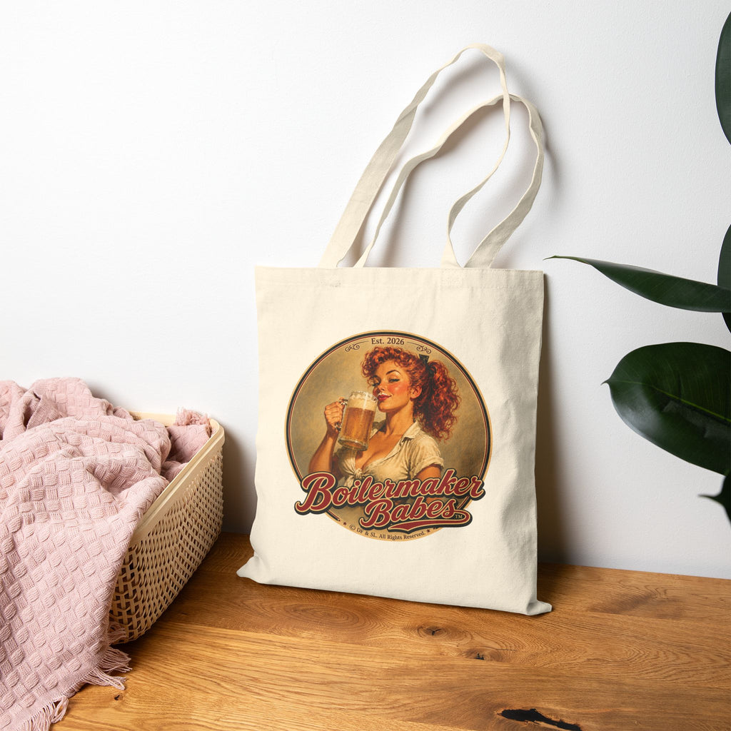 Thursti! Tote Bag — Boilermaker Babes Vintage Barbecue & Beer Canvas Tote