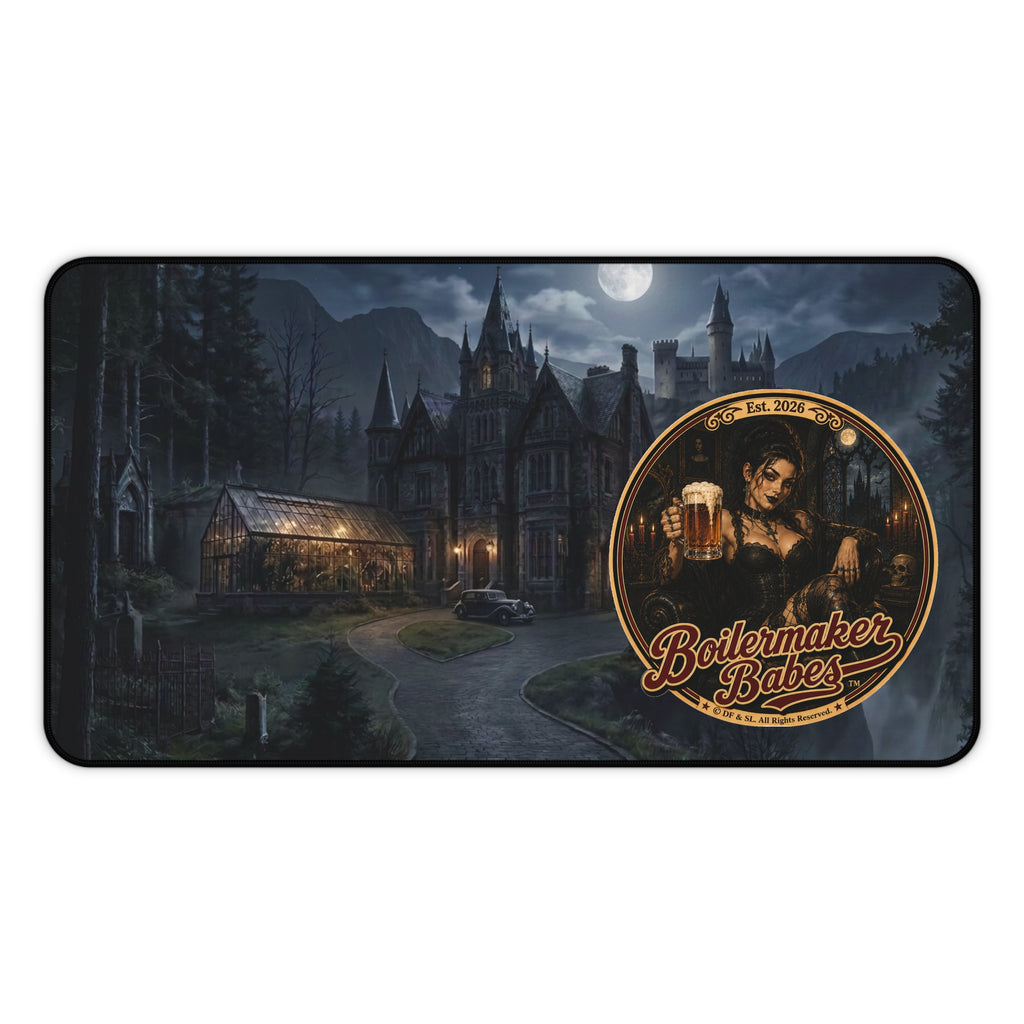 Gothic Manor Desk Mat — Boilermaker Babes ™ Game/Work Surface