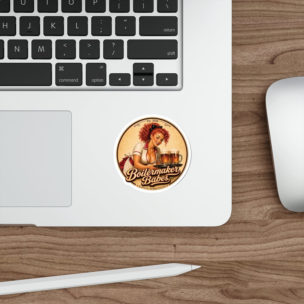 BB! Boilermaker Babes ™ — Retro/Vintage Pin-Up Die-Cut Sticker