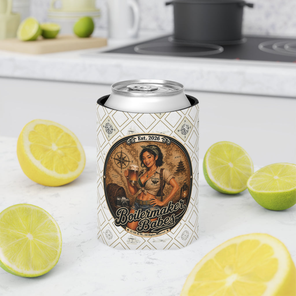 Xplore! (F) – Can Sleeve - Boilermaker Babes ™ Vintage Style Pin-Up Art
