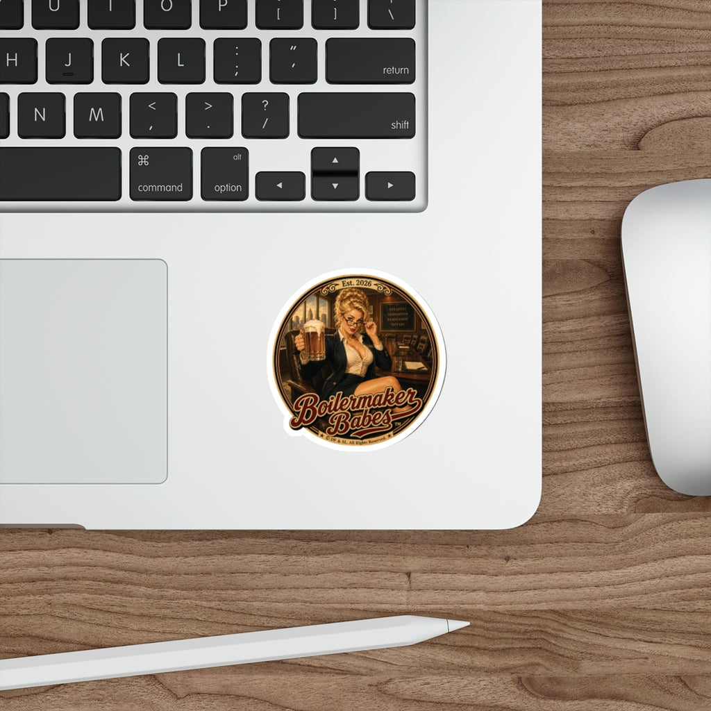 AB! Boilermaker Babes ™ — Retro/Vintage Pin-Up Die-Cut Sticker