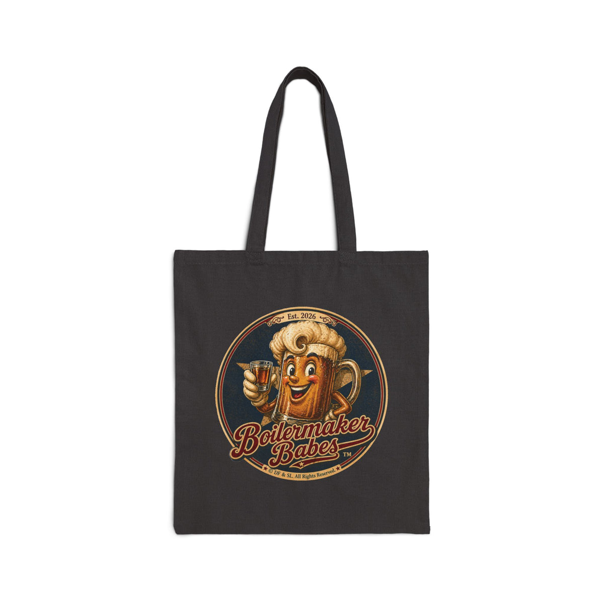 Rivets! Tote Bag — Boilermaker Babes Vintage Barbecue & Beer Canvas Tote