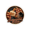 Jon! Boilermaker Babes ™ — Retro/Vintage Pin-Up Die-Cut Sticker