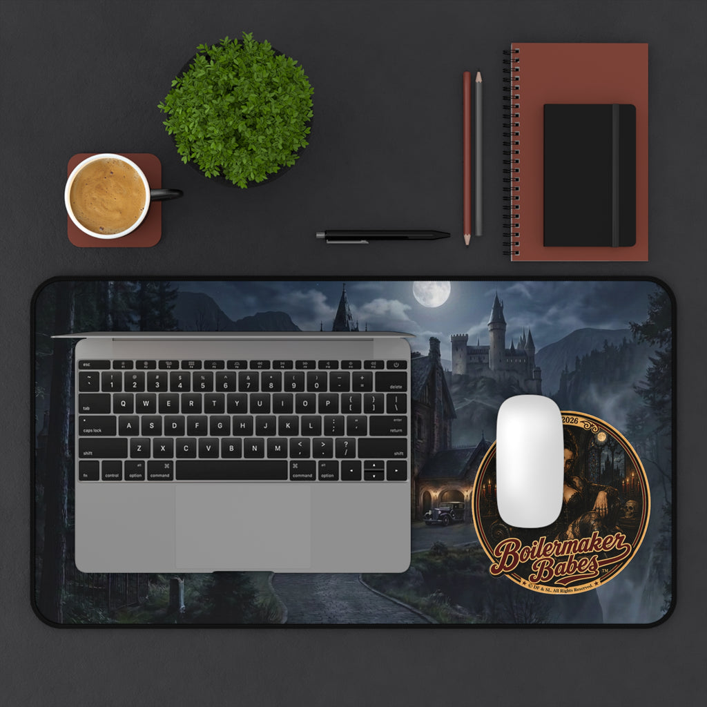 Gothic Manor Desk Mat — Boilermaker Babes ™ Game/Work Surface