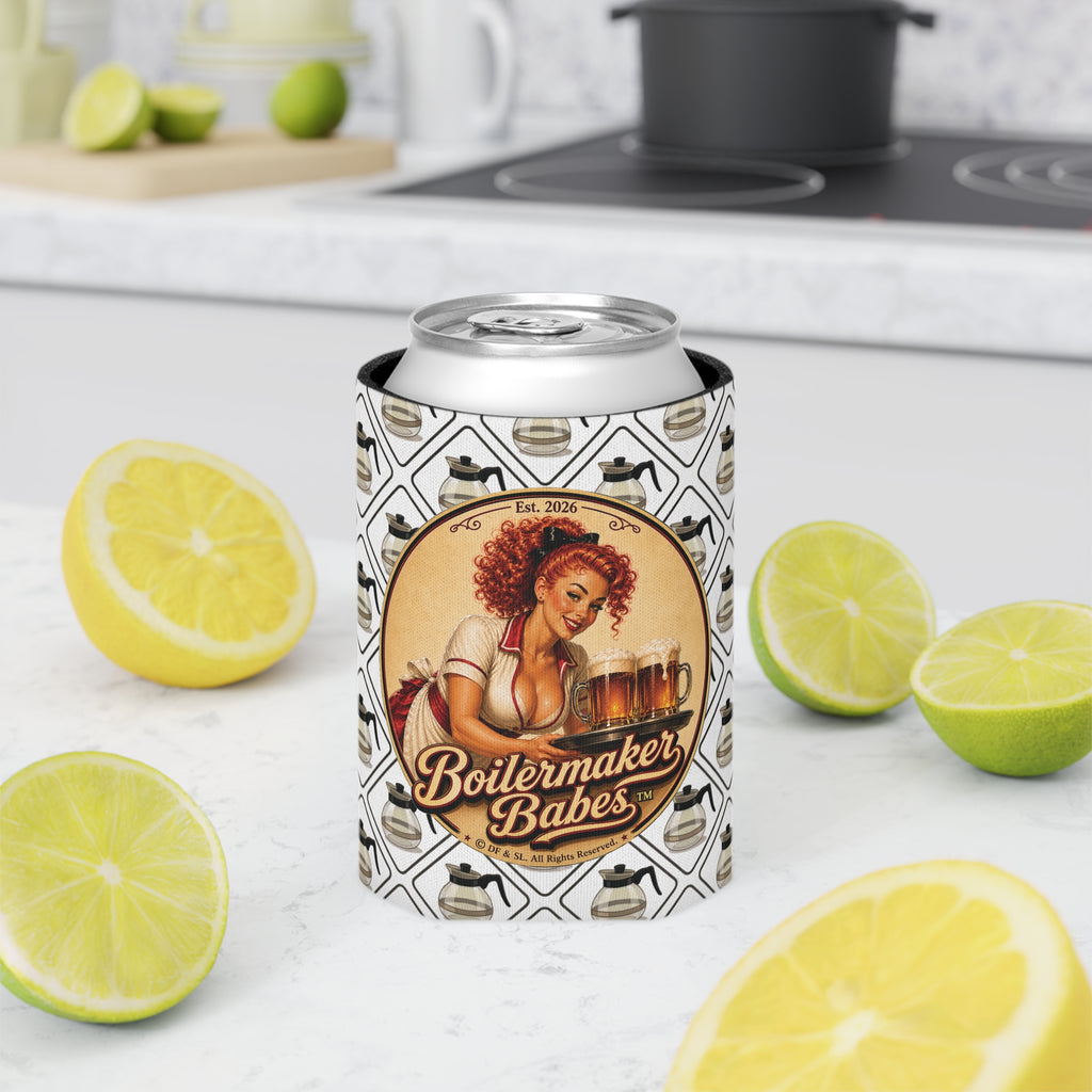 BB! (F) – Can Sleeve - Boilermaker Babes ™ Vintage Style Pin-Up Art