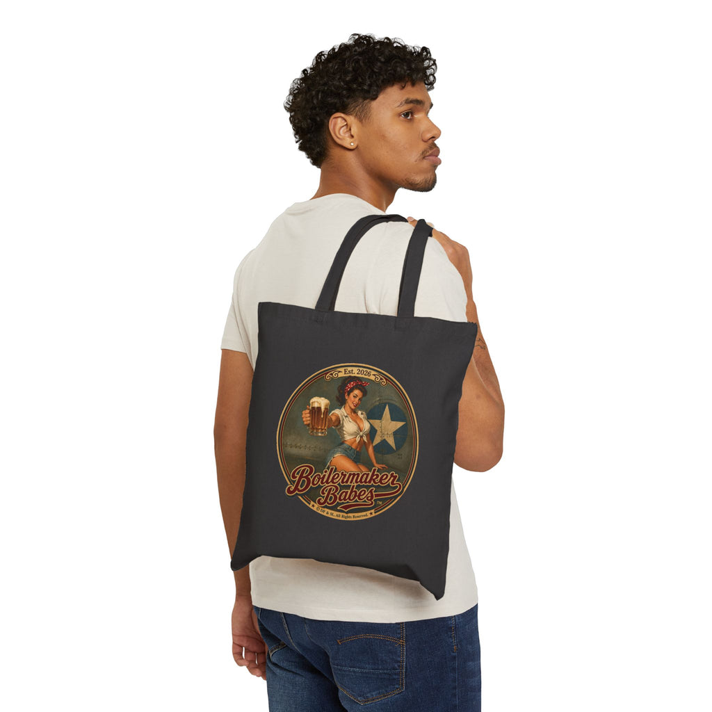 Rivets! Tote Bag — Boilermaker Babes Vintage Barbecue & Beer Canvas Tote
