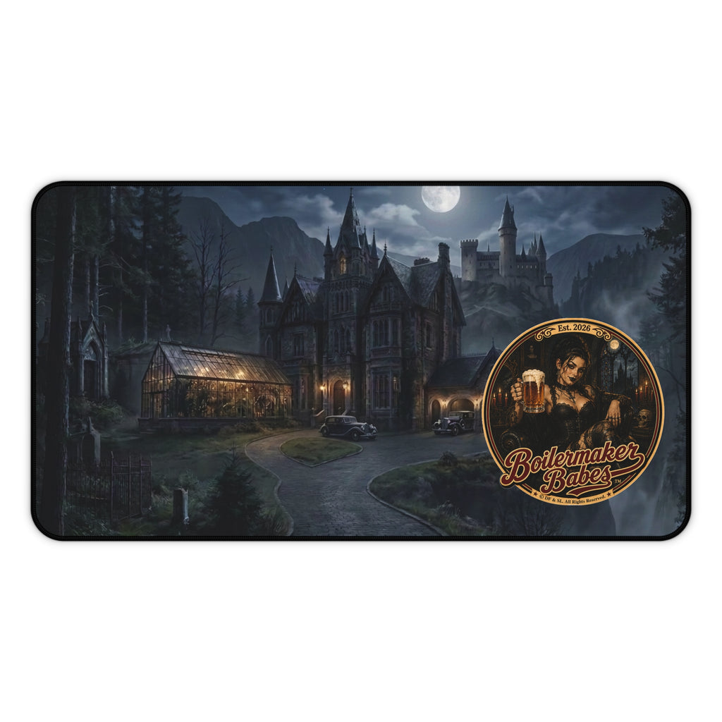 Gothic Manor Desk Mat — Boilermaker Babes ™ Game/Work Surface