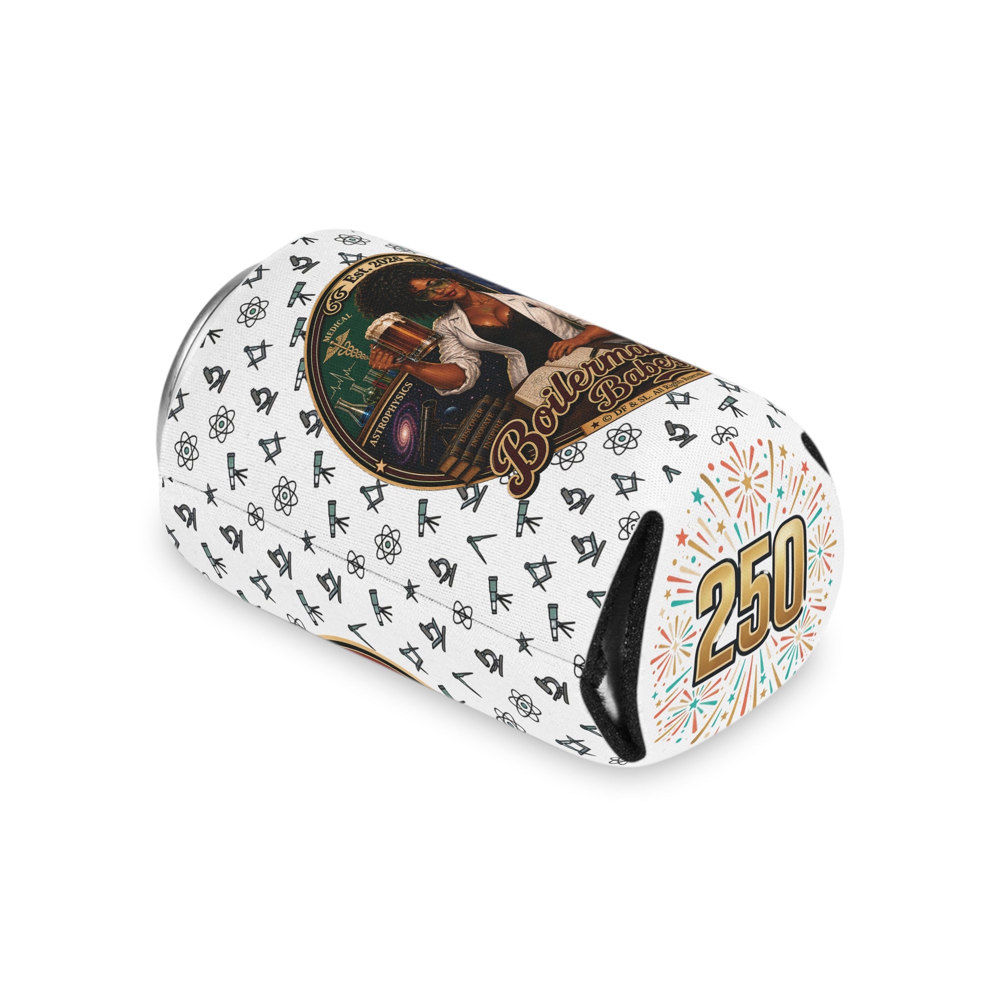 Mati! (F) – Can Sleeve - Boilermaker Babes ™ Vintage Style Pin-Up Art