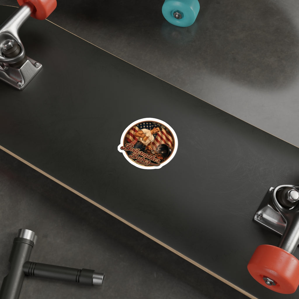 Jon! Boilermaker Babes ™ — Retro/Vintage Pin-Up Die-Cut Sticker