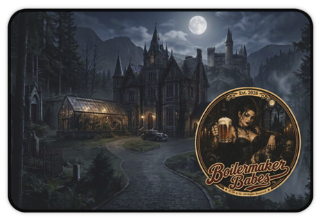Gothic Manor Desk Mat — Boilermaker Babes ™ Game/Work Surface