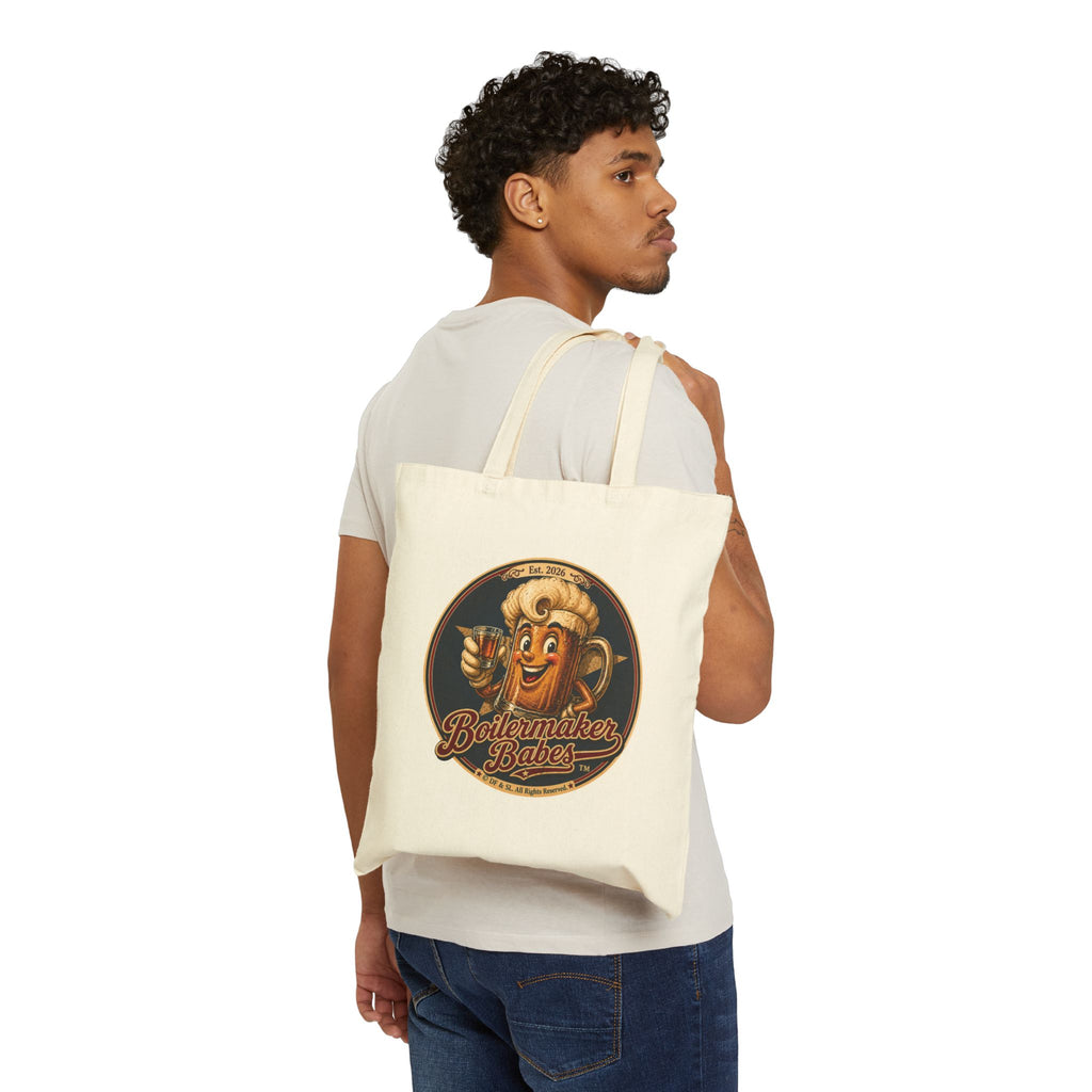 Spooki! Tote Bag — Boilermaker Babes Vintage Barbecue & Beer Canvas Tote