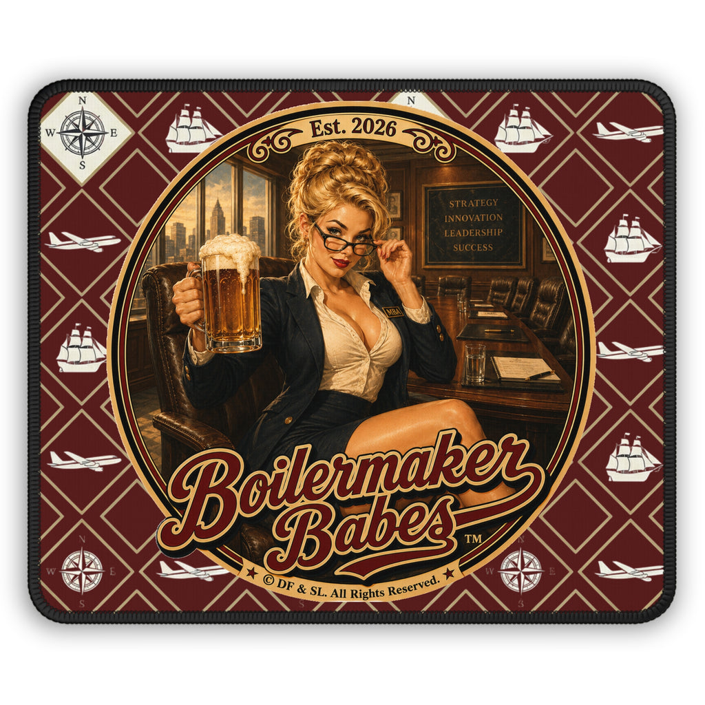 Boilermaker Babes™ Gaming Mouse Pad — AB! (All Business)