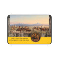 Western Cowboy Desk Mat — "One Land • One Dream — Of the Brave | For the Free"