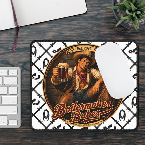 Boilermaker Babes™ Gaming Mouse Pad — Cowboy Up! Western