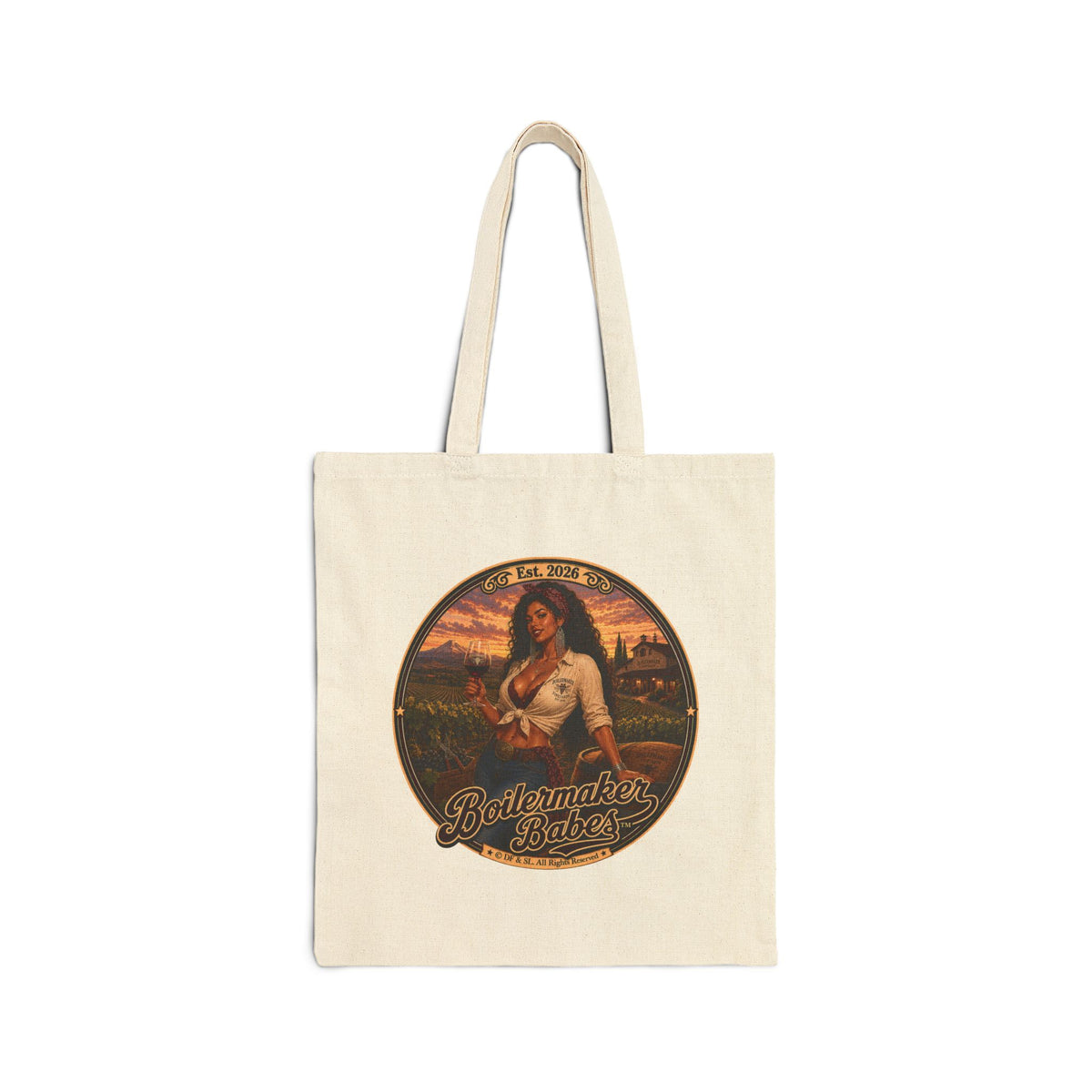 Vini! Tote Bag — Boilermaker Babes Vintage Barbecue & Beer Canvas Tote
