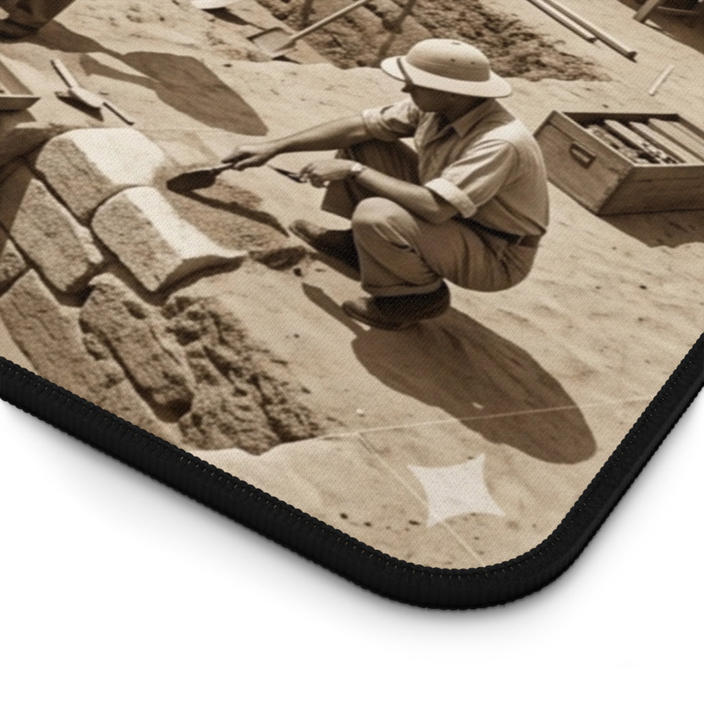 Desk Mat | Arch! Boilermaker Babes™ Archeologist Retro Pin-Up Art Gift