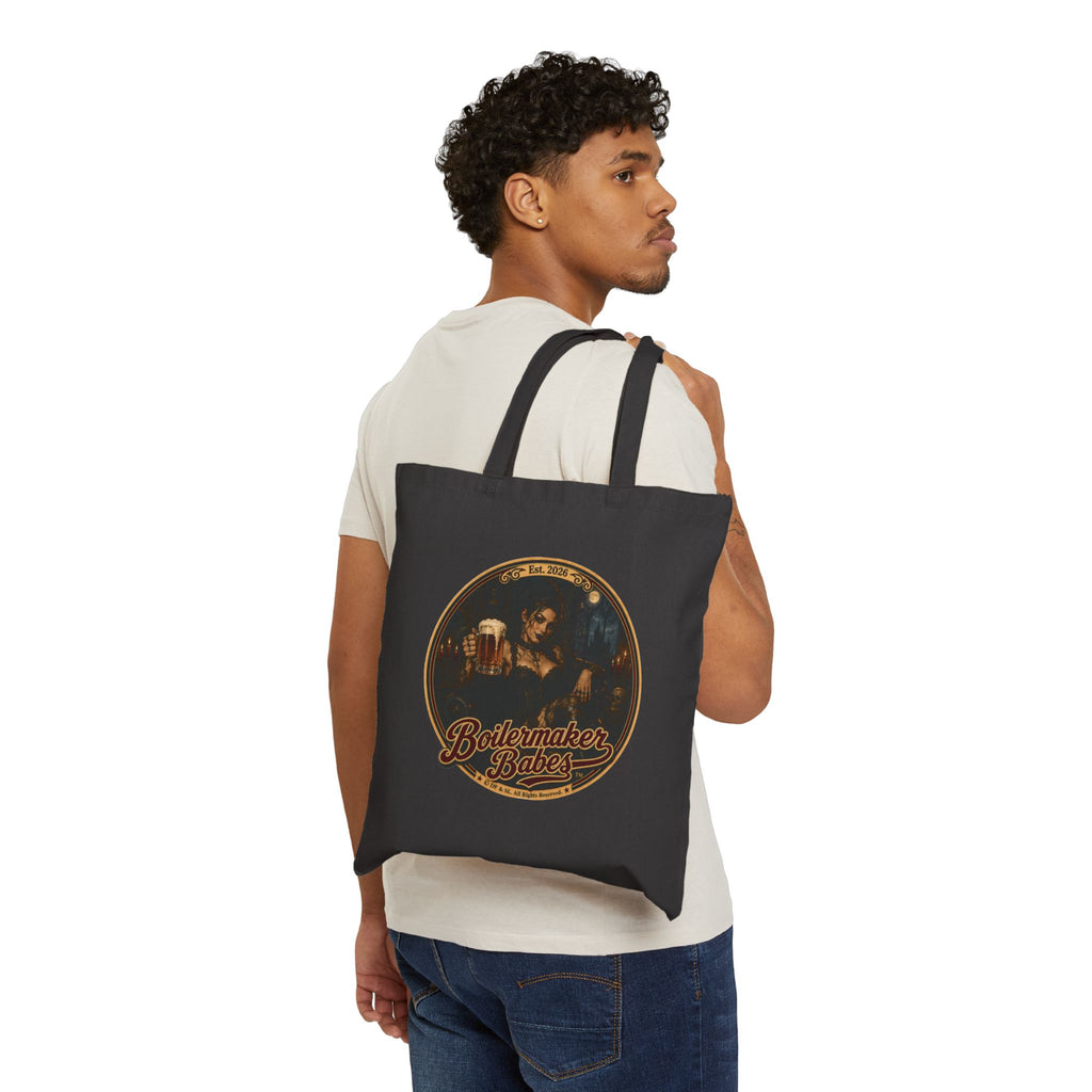 Spooki! Tote Bag — Boilermaker Babes Vintage Barbecue & Beer Canvas Tote