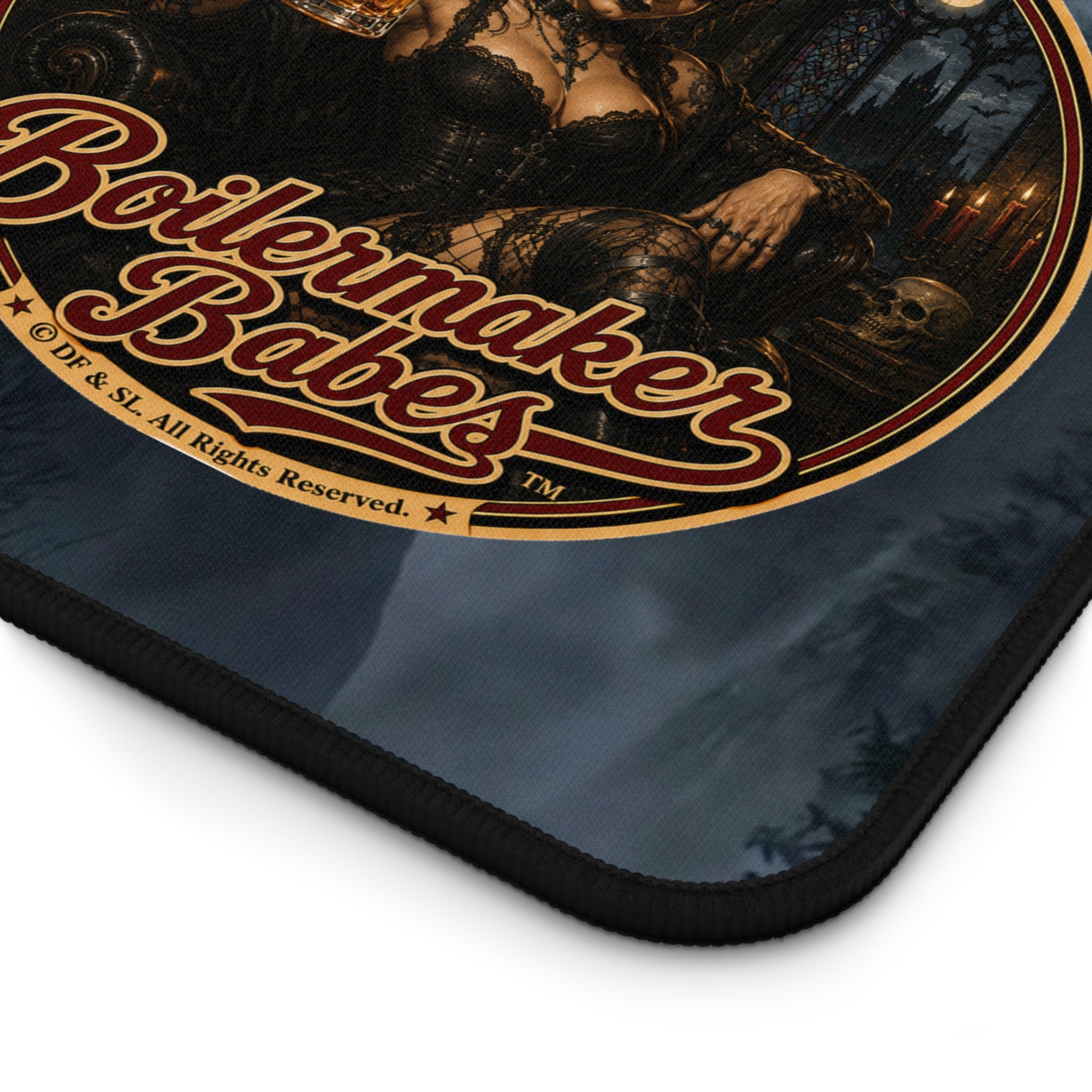 Gothic Manor Desk Mat — Boilermaker Babes ™ Game/Work Surface
