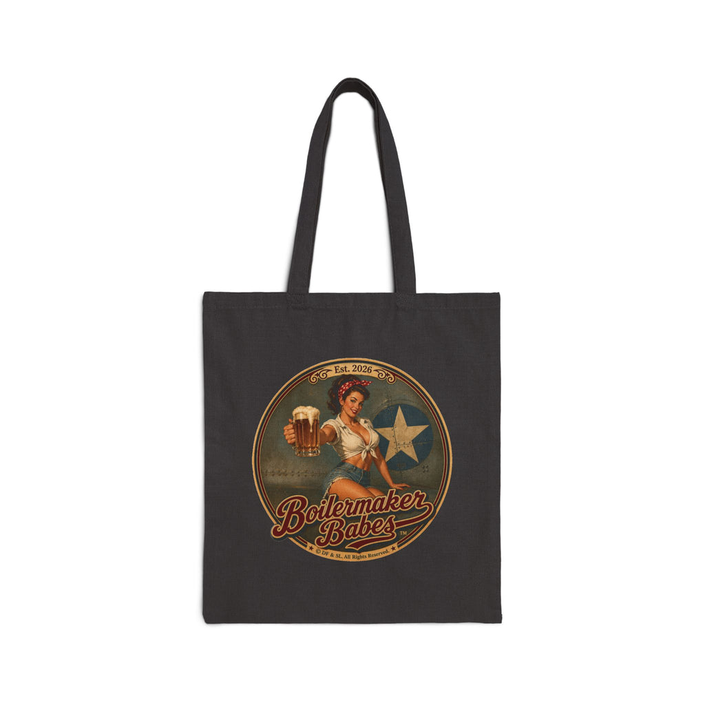 Rivets! Tote Bag — Boilermaker Babes Vintage Barbecue & Beer Canvas Tote