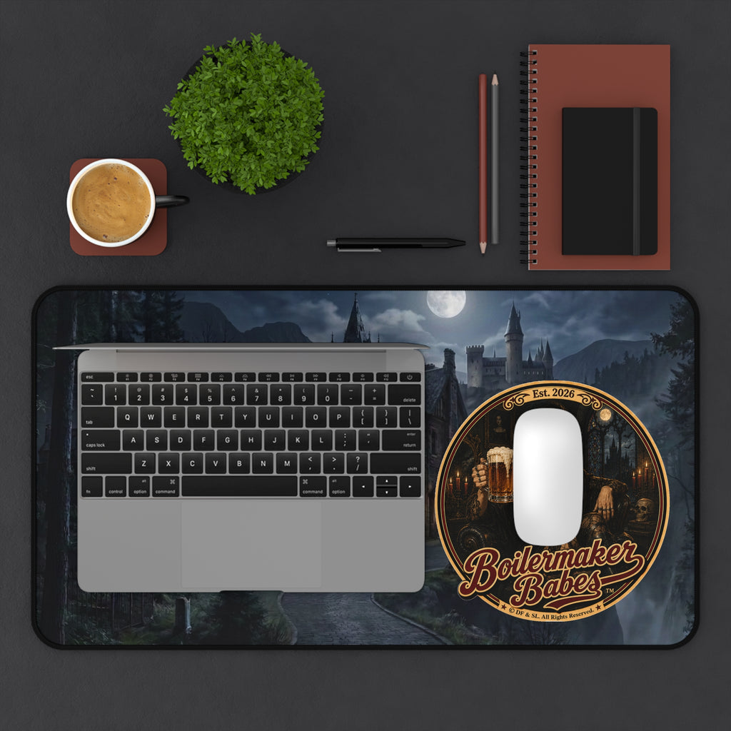 Gothic Manor Desk Mat — Boilermaker Babes ™ Game/Work Surface