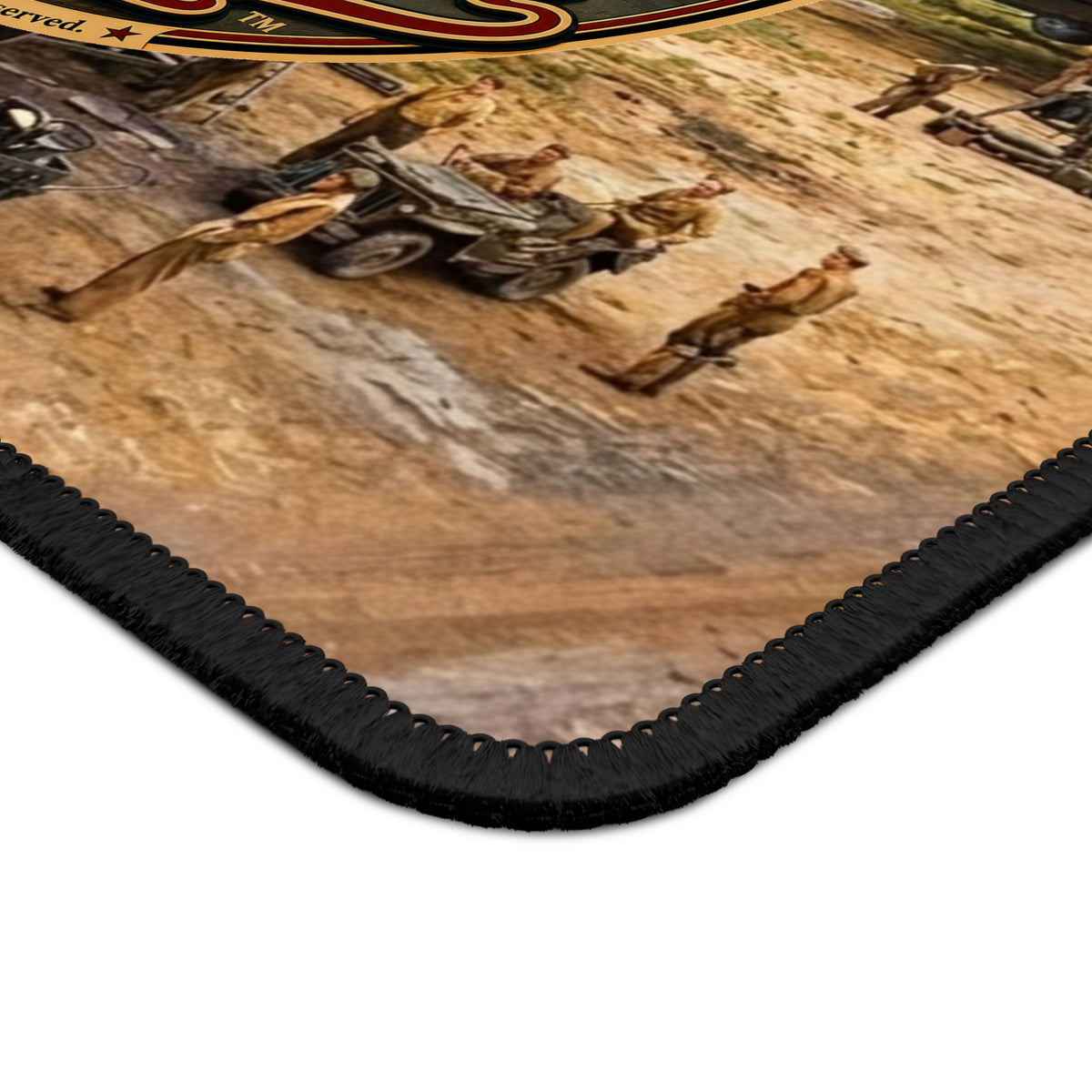 Boilermaker Babes™ Gaming Mouse Pad — Rivets! Vintage Mechanic