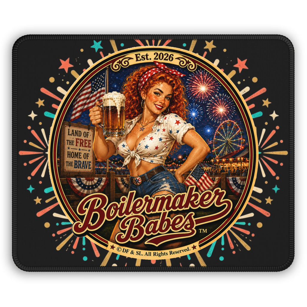 Boilermaker Babes™ Gaming Mouse Pad — 250! Happy 4th!