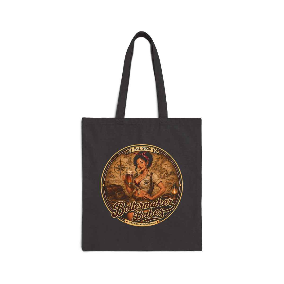 Xplore! Tote Bag — Boilermaker Babes Vintage Barbecue & Beer Canvas Tote