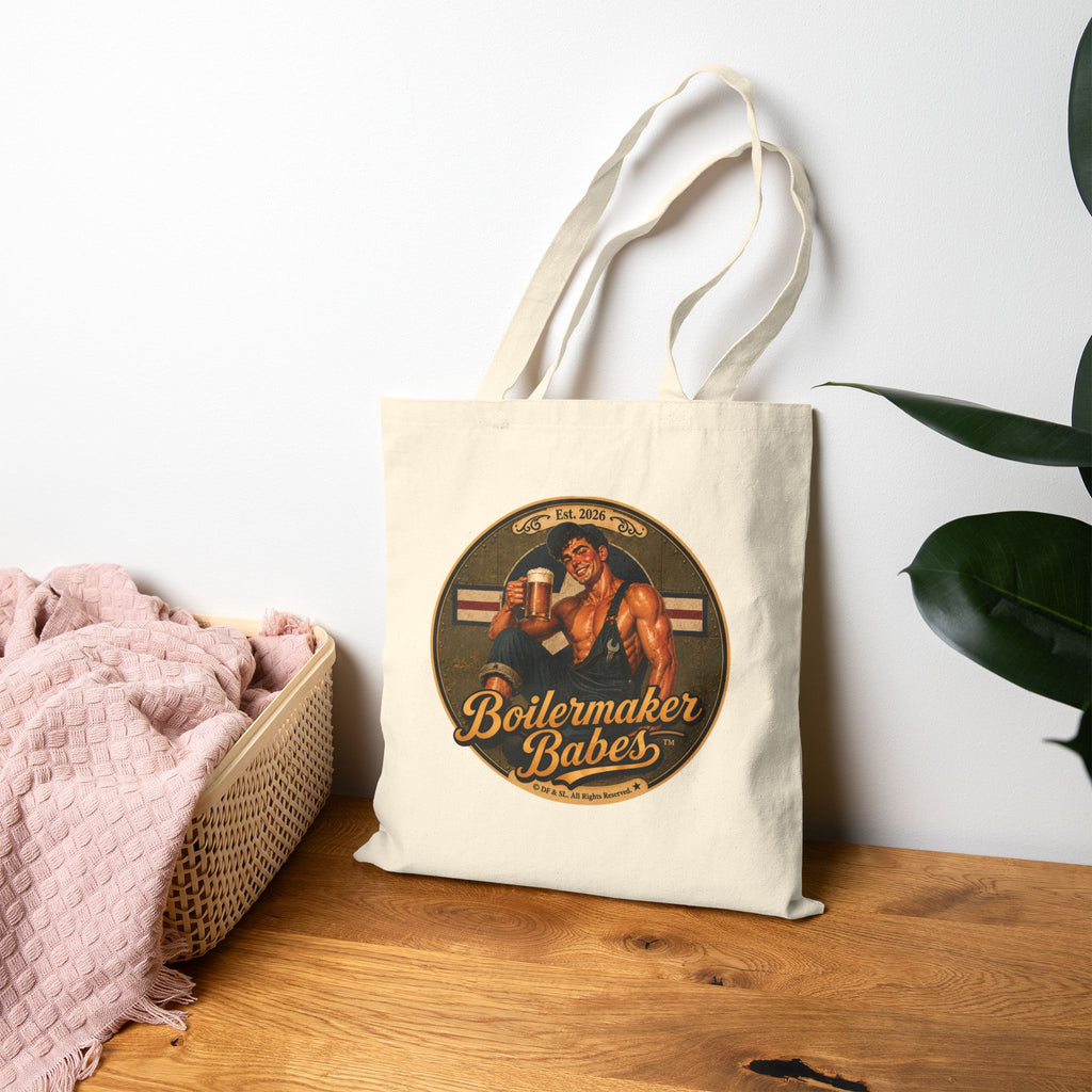 Mecham! Tote Bag — Boilermaker Babes Vintage Barbecue & Beer Canvas Tote