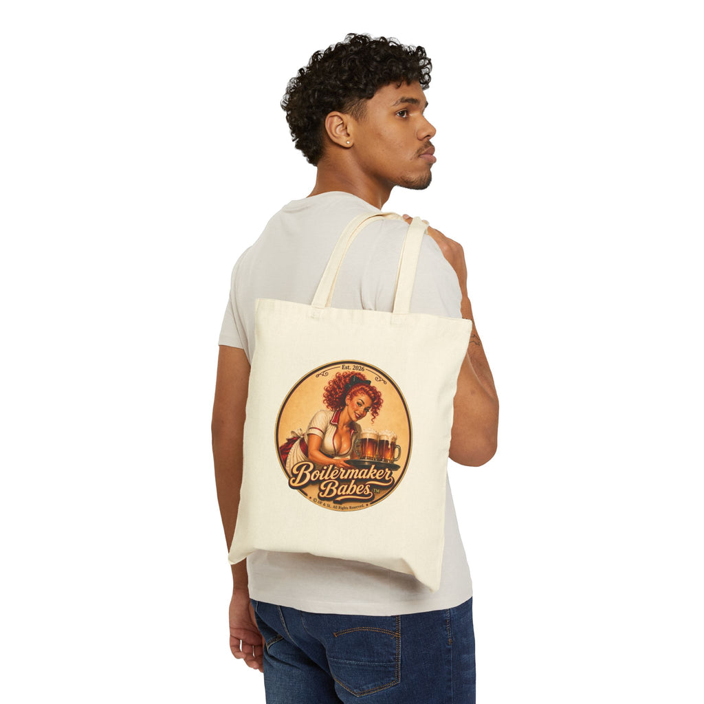 BB! Tote Bag — Boilermaker Babes Vintage Barbecue & Beer Canvas Tote