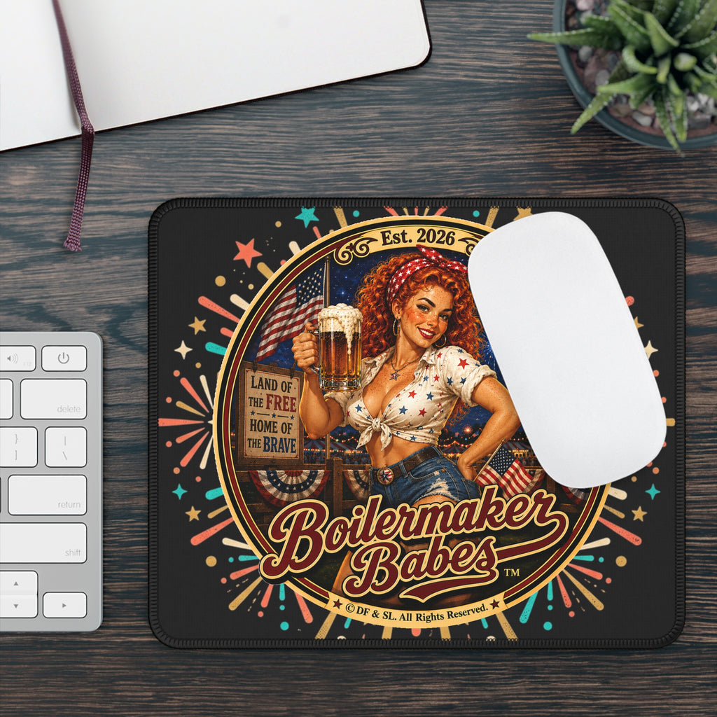 Boilermaker Babes™ Gaming Mouse Pad — 250! Happy 4th!
