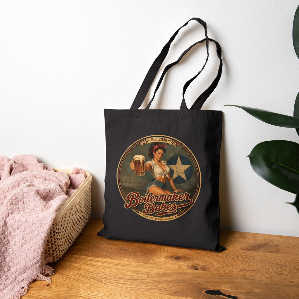 Rivets! Tote Bag — Boilermaker Babes Vintage Barbecue & Beer Canvas Tote