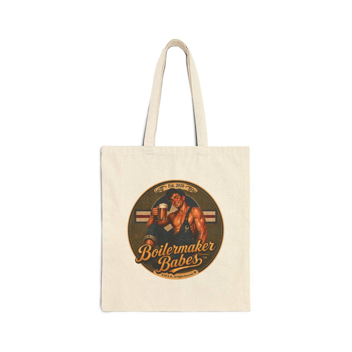 Mecham! Tote Bag — Boilermaker Babes Vintage Barbecue & Beer Canvas Tote