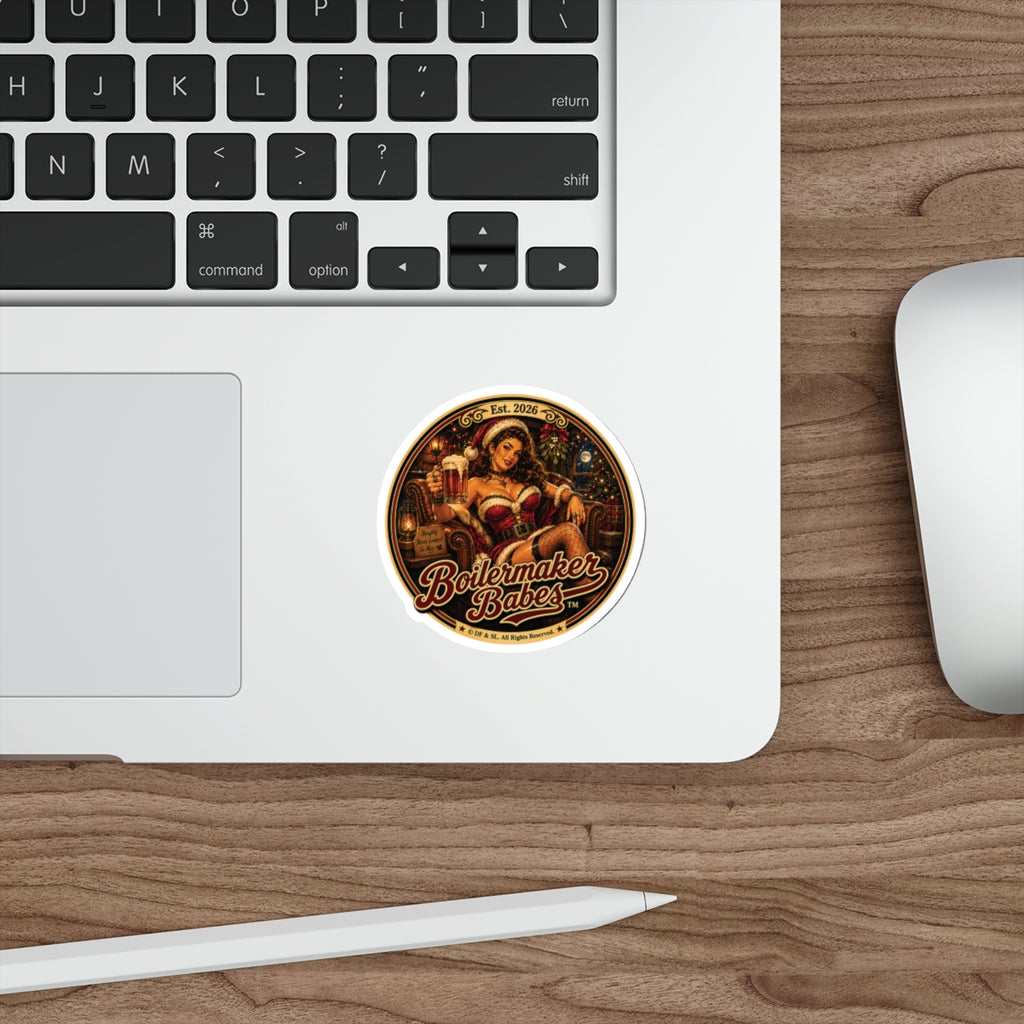 Claws! Boilermaker Babes ™ — Retro/Vintage Pin-Up Die-Cut Sticker