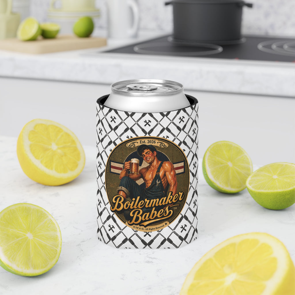 Mecham! (M) – Can Sleeve - Boilermaker Babes ™ Vintage Style Pin-Up Art