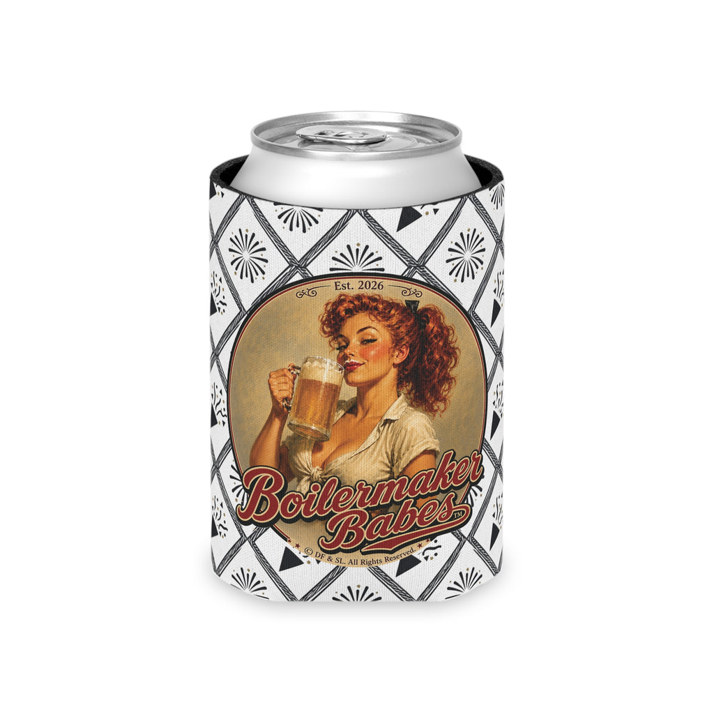 Thursti! (F) – Can Sleeve - Boilermaker Babes ™ Vintage Style Pin-Up Art
