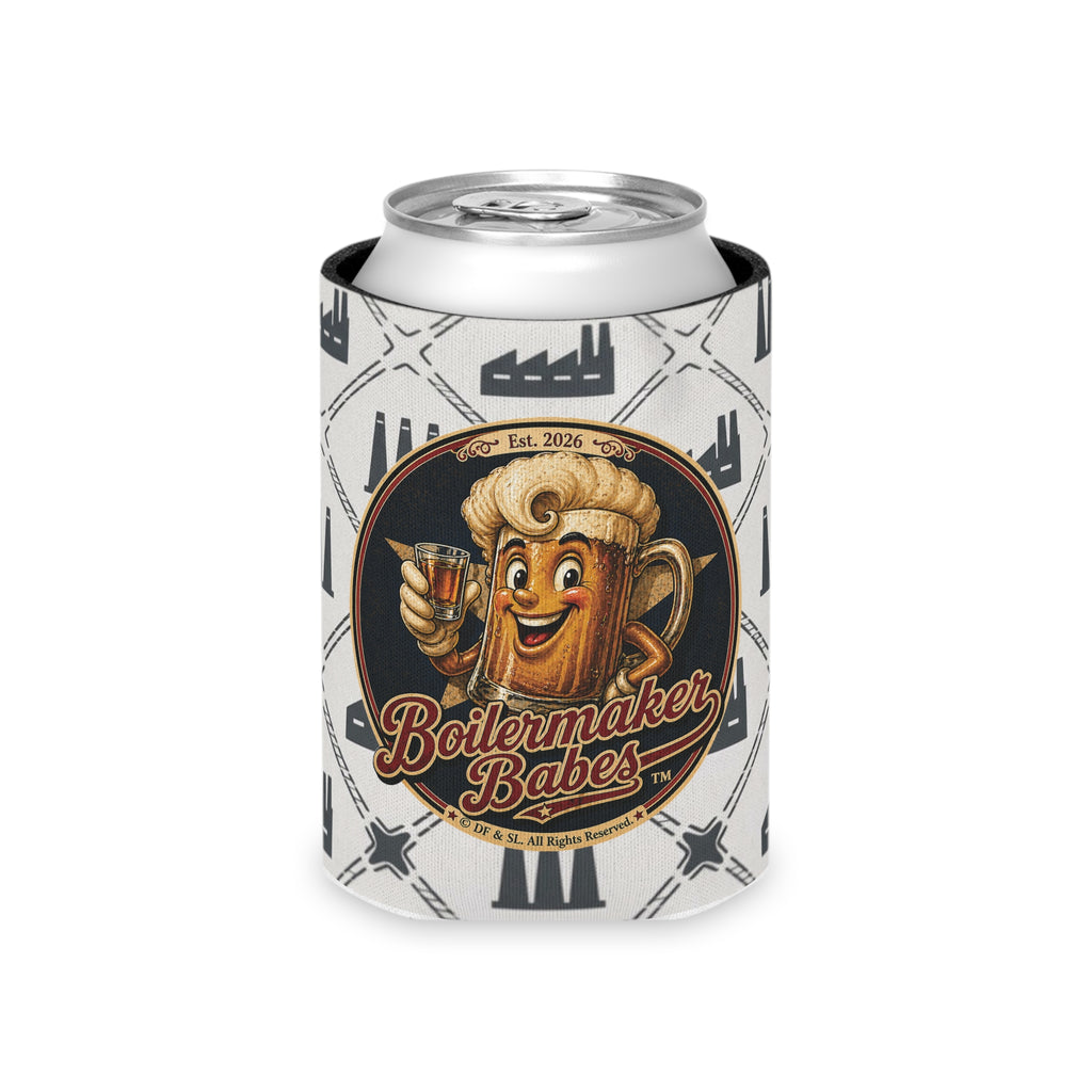 AB! (F) – Can Sleeve - Boilermaker Babes ™ Vintage Style Pin-Up Art