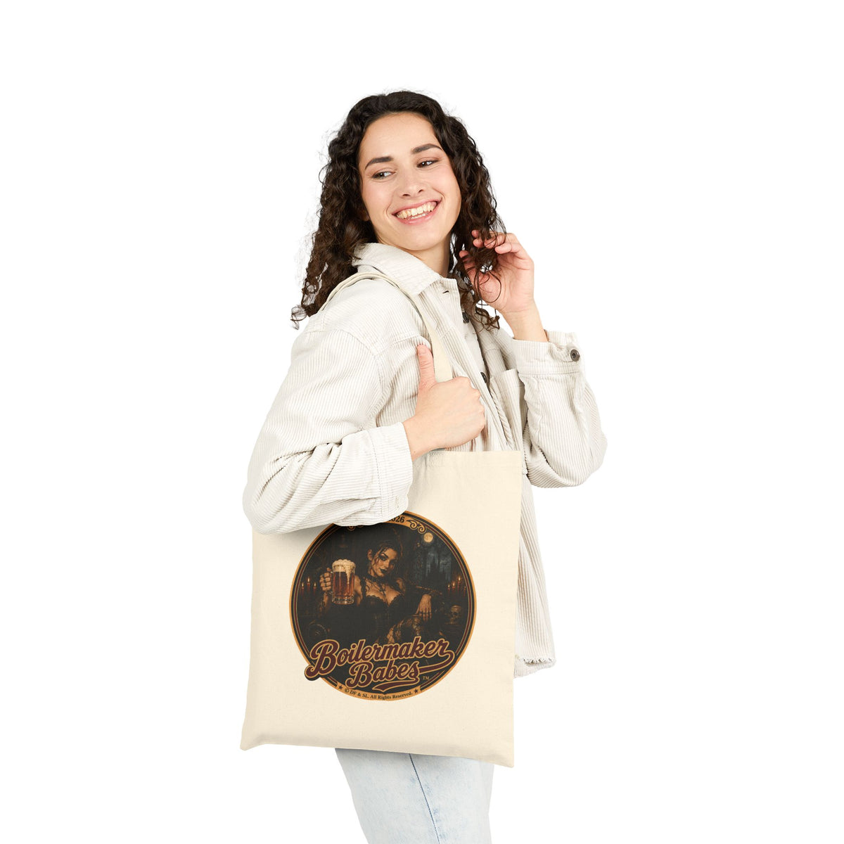 Spooki! Tote Bag — Boilermaker Babes Vintage Barbecue & Beer Canvas Tote