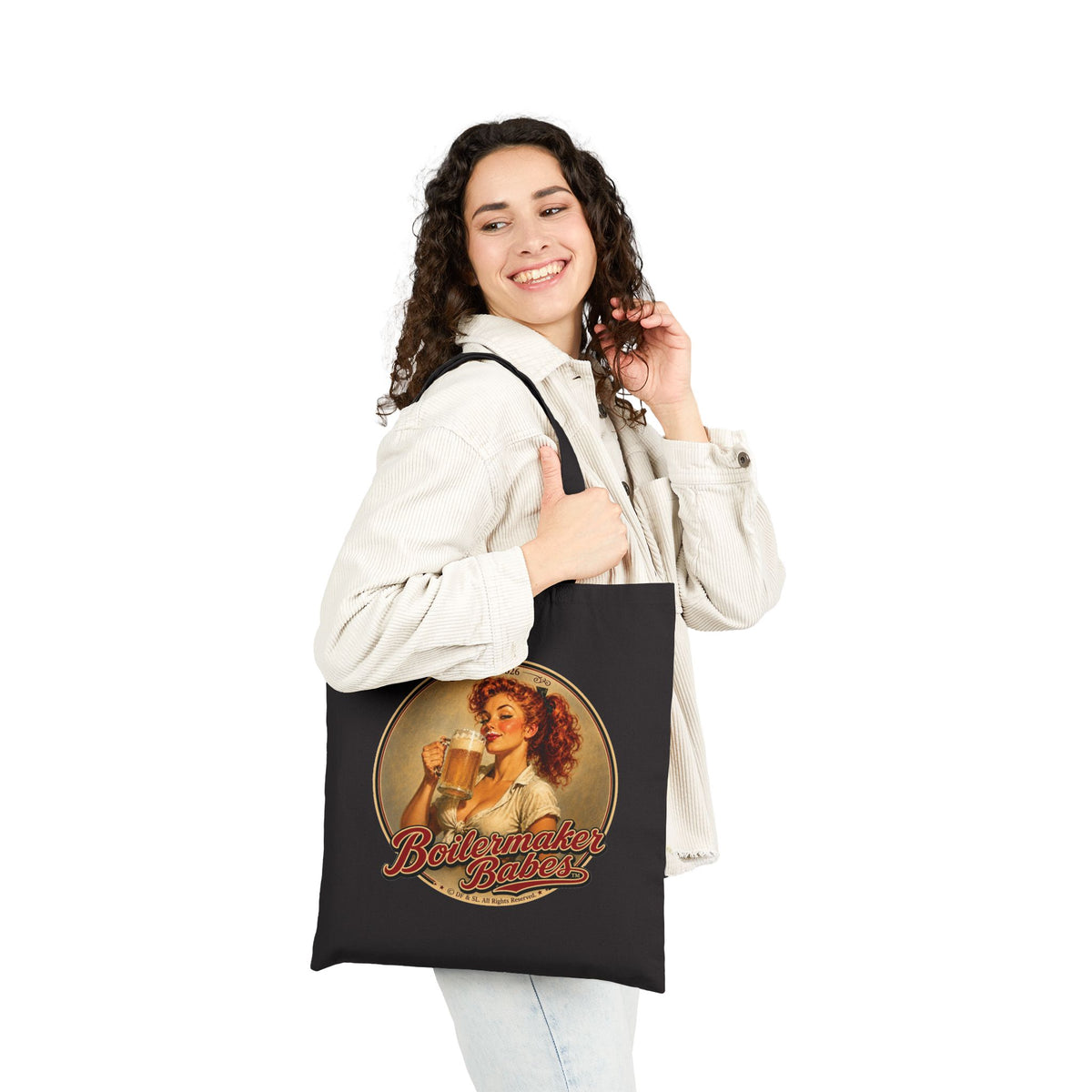 Thursti! Tote Bag — Boilermaker Babes Vintage Barbecue & Beer Canvas Tote