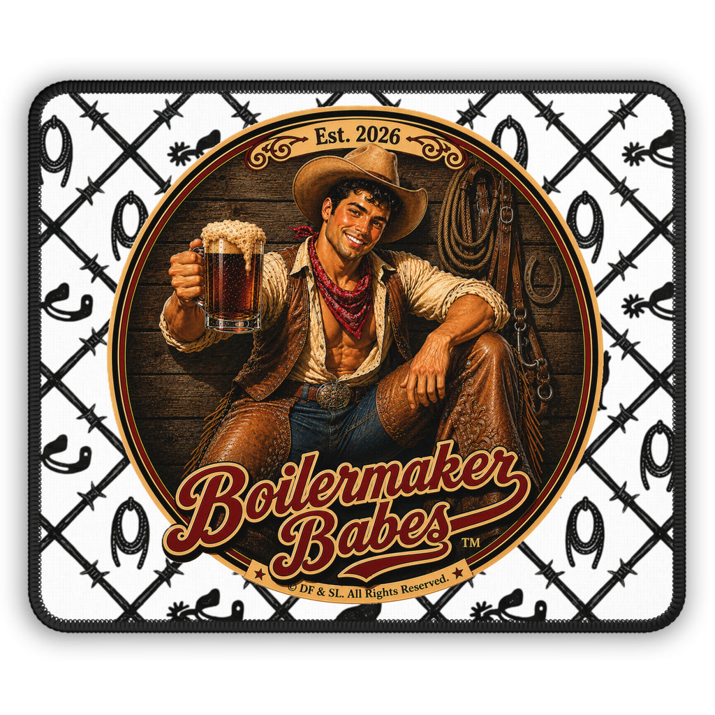 Boilermaker Babes™ Gaming Mouse Pad — Cowboy Up! Western