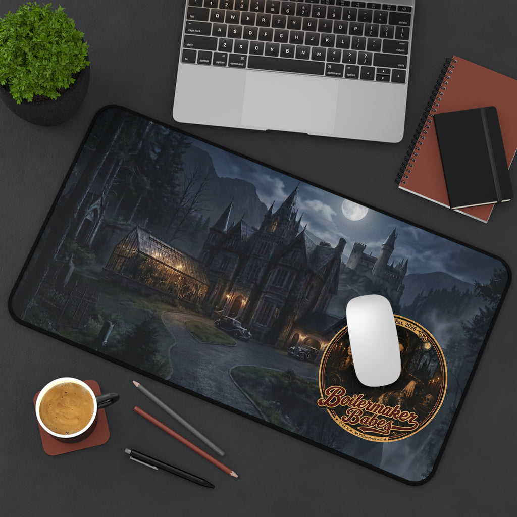Gothic Manor Desk Mat — Boilermaker Babes ™ Game/Work Surface