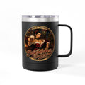 Sati! (F) – 15oz. Insulated Mug - Boilermaker Babes ™ Vintage Style Pin-Up Art