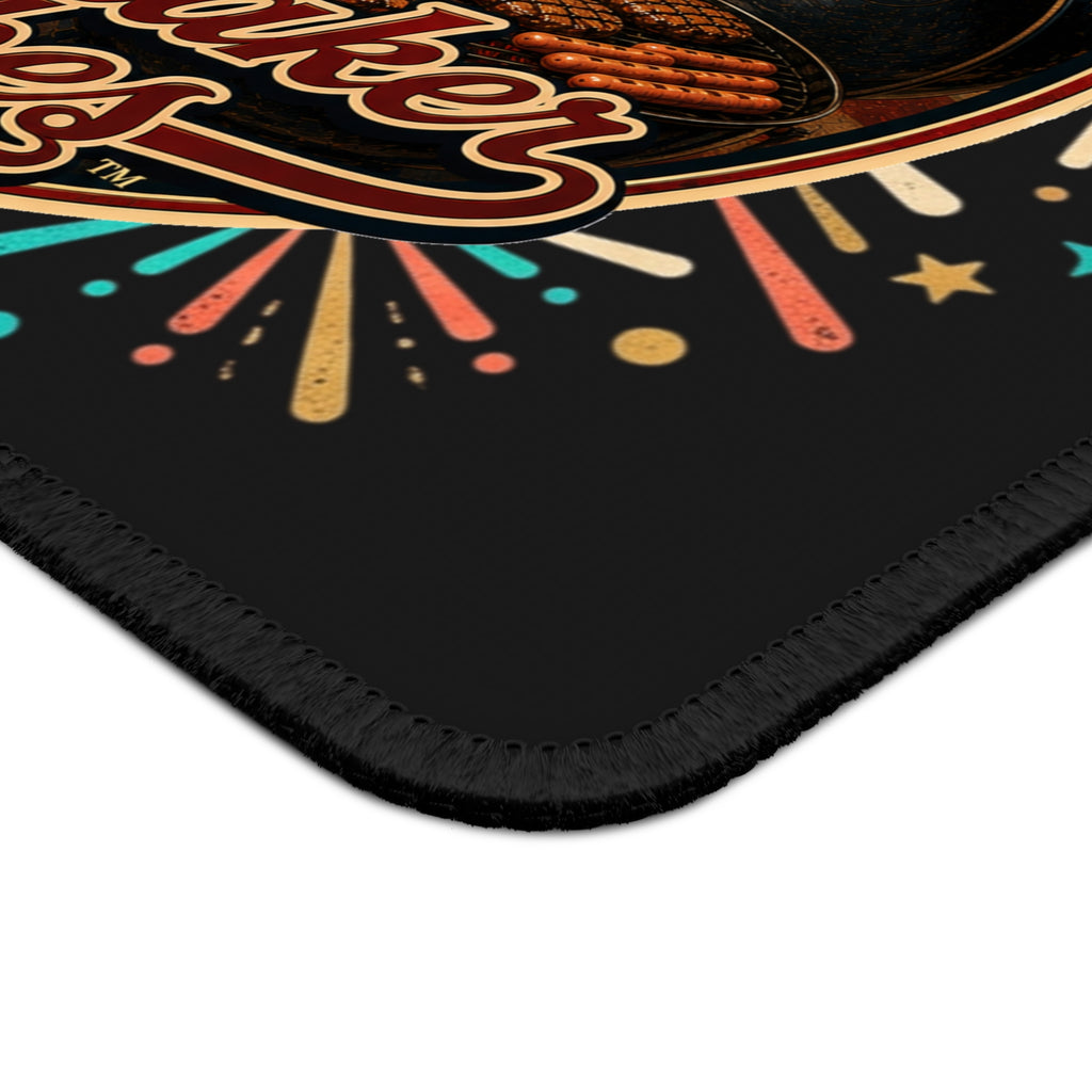 Jon 250! (M) - Boilermaker Babes ™ Gaming Mouse Pad — Vintage Pinup Americana Beer Festival Design for 4th July